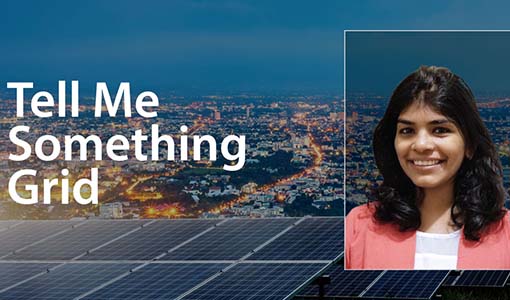 202407-gpac-tmsg-abraham-tn Solar panels in the forefront of city lights overlain by