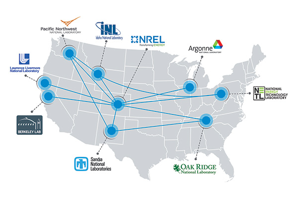 map showing locations of SuperLab experiment participants