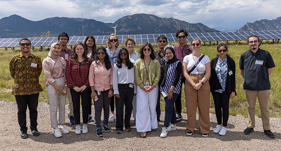 Interns from the Women in Power System Transformation program.