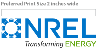 NREL logo in preferred print size of 2 inches wide