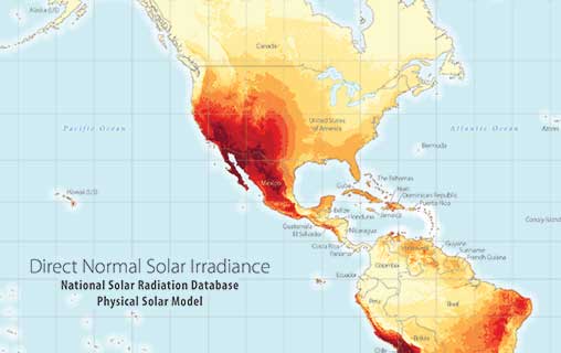 Global Horizontal Solar Irradiance - Americas