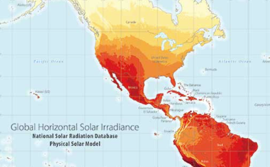 Global Horizontal Solar Irradiance - Americas