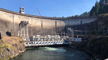 Lake Merwin Dam, a hydropower facility in Washington state