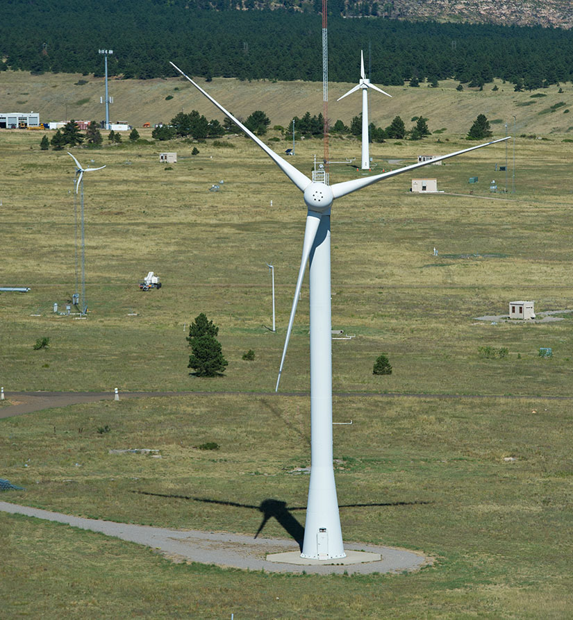 Wind turbine.